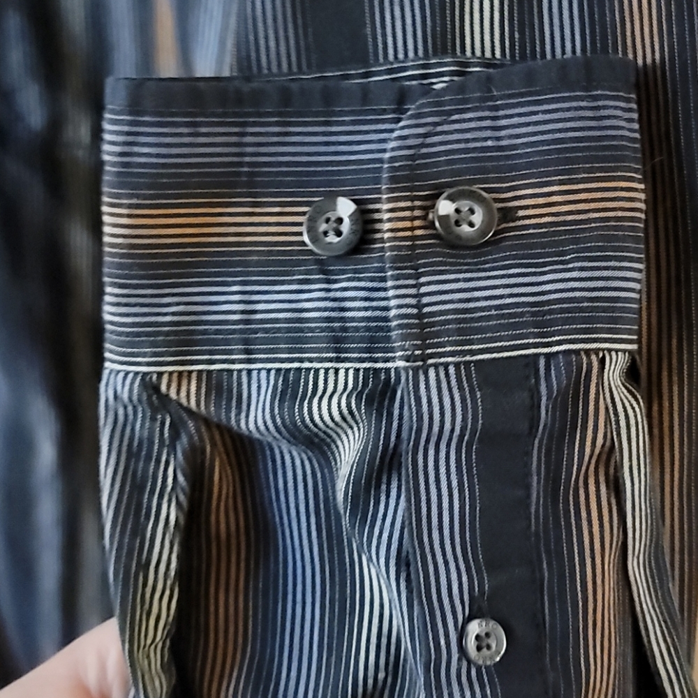 Chatham by Enro Dress Shirt Size XL 60 cot 40 poly - Picture 4 of 8